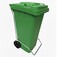 Lixeira pl�stica 120 litros com pedal e rodas