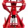 Elevador automotivo hidr�ulico pantogr�fico 3,5 T de embutir monof�sico vermelho - REPEI35  220V