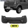 Para-choque Sandero Stepway 2009 a 2014 traseiro preto liso parcial - 4118