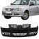 Para-choque Gol Parati Saveiro G4 2005 a 2010 dianteiro preto com furo para farol - 6454