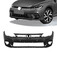 Para-choque Polo 2022 a 2025 dianteiro preto liso com furo para sensor - 6102