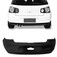 Para-choque Golf 2007 a 2014 traseiro preto liso parcial sem sensor - 6135