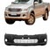 Para-choque Hilux 2012 a 2015 dianteiro preto texturizado com grade - 7064