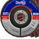 Disco de lixa flap disc manta abrasiva 4.1/2pol m�dio - 39.009