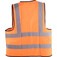 Colete refletivo tipo blus�o sem bolso laranja - CV 103