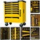 Carrinho para ferramentas com 7 gavetas e 258 ferramentas - Work Station