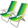 Kit 2 Cadeiras de praia dobr�vel em 4 posi��es - CAD0641
