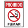 Placa sinalizadora em poliestireno Proibido Fumar - 220AB