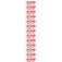 Etiqueta sinalizadora de voltagem em poliestireno 220 volts - 200AZ