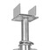 Suporte U fixo galvanizado para vigas H20 e met�licas- 71001010