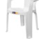 Cadeira pl�stica com bra�os - Jacarecica