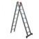 Escada de alum�nio extens�vel 4,36 x 7,66 m 2 x 15 degraus 3 em 1
