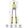 Rebitador manual tipo alavanca para rebites de at� 4,8 mm - BOM-1646
