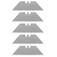 L�mina para estilete trapezoidal 19 x 61 mm 5 unidades