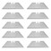 L�mina para estilete trapezoidal construtor com 10 pe�as