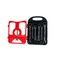 Jogo de chave combinada com catraca 8 a 19 mm com 7 pe�as