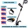 Aparador de grama a bateria 21V com 4 carreteis de nylon 30251 - RZ-AGB21  110V/220V