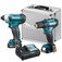 Combo furadeira parafusadeira DF333D + parafusadeira de impacto TD110D 12V - CLX224SAX  110V/220V