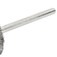 Escova de a�o inox circular ondulada 20 mm para micro ret�fica
