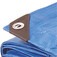 Lona refor�ada de polietileno azul 9 m x 6 m