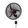 Ventilador de parede 60 cm oscilante com grade bipartida - New  220V