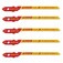 L�mina serra tico tico para cortes curvos 50 mm 14 dentes multiuso com 5 pe�as - BU214S