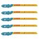 L�mina serra tico tico cortes curvos 50 mm 24 dentes bimetal para metal 5 pe�as - BU224S