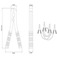 Cabo para transfer�ncia de carga 250A 8 mm x 2,5 m - 43215002