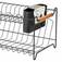 Escorredor de lou�a duplo com porta talheres Eco Design - 0452