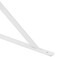 Cantoneira met�lica tipo m�o francesa 20 cm branca