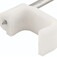 Grampo pl�stico redondo para fios 8 mm� com 100 pe�as