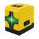 N�vel a laser verde a pilha 2 linhas alcance de 5 m com suporte - BOM-6209