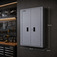 Arm�rio de parede para ferramentas com 1 prateleiras e kit de suportes - RLL-109