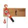 Talha manual de alavanca capacidade 750 kg corrente de 1,5 metro - LEVER750