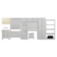 Caixa pl�stica desmont�vel 170 x 280 x 480 mm - CDV 70
