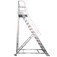 Escada plataforma de alum�nio 3.0 m com 11 degraus + patamar