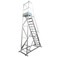 Escada plataforma de alum�nio 3.0 m com 11 degraus + patamar