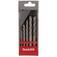 Jogo de broca de w�dea 4 a 10 mm para concreto com 5 pe�as - D-05175