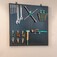 Painel para ferramentas perfurado met�lico 900 x 900 mm - RLL-140