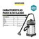 Extratora de carpetes e aspirador 30 Litros 1700 watts - Puzzi 4/30  110V