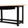 Bancada desmont�vel aberta 1.500 x 600 mm com tampo de pinus