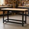 Bancada desmont�vel aberta 1.500 x 600 mm com tampo de pinus