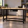 Bancada desmont�vel aberta 1.500 x 600 mm com tampo de pinus