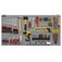 Painel para ferramentas perfurado met�lico 1900 x 900 mm - RLL-150