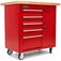 Bancada m�vel com 5 gavetas e porta lateral - RLL-277