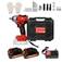 Kit Auxiliar de partida 500A 12V JS500S + Chave impacto Parafusadeira 21V 2 baterias RCI2135