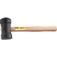 Martelo de borracha 40 mm preto