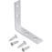 Cantoneira para cortina 5 x 5 cm zincada com 4 pe�as