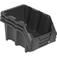Gaveta pl�stica para estante n� 5 preta modelo pr�tico - 61.35.005.071